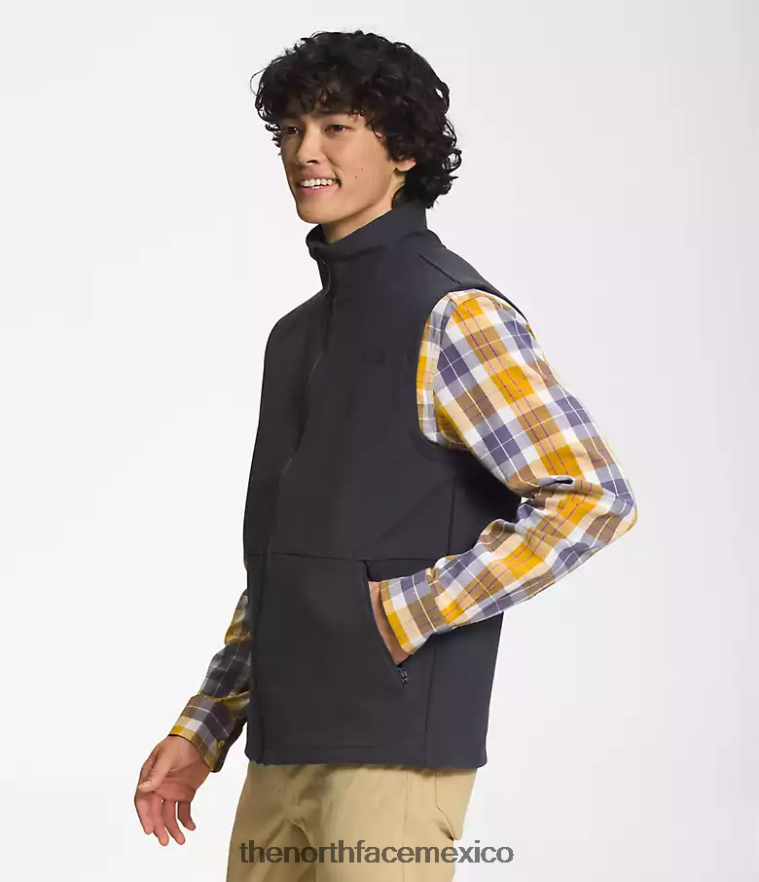 The North Face ropa NFHLJL644 gris asfalto brezo oscuro hombres chaleco camden soft shell