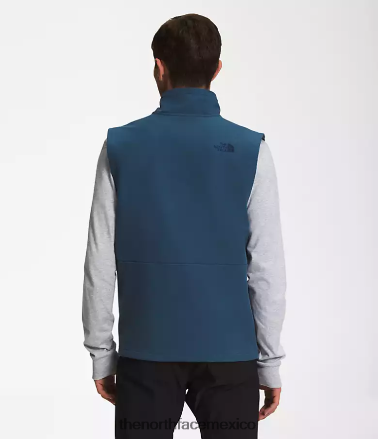 The North Face ropa NFHLJL645 azul sombreado brezo oscuro hombres chaleco camden soft shell