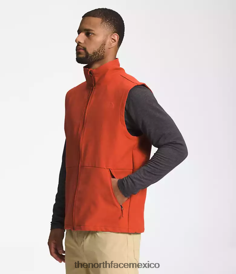 The North Face ropa NFHLJL646 bronce oxidado brezo oscuro hombres chaleco camden soft shell