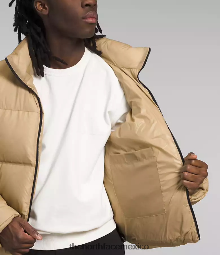 The North Face ropa NFHLJL10 piedra caqui hombres chaqueta rmst nuptse