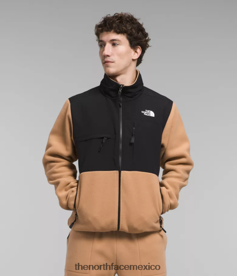 The North Face ropa NFHLJL194 mantequilla de almendras/tnf negra hombres chaqueta denali