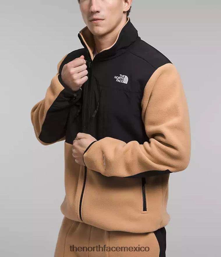 The North Face ropa NFHLJL194 mantequilla de almendras/tnf negra hombres chaqueta denali