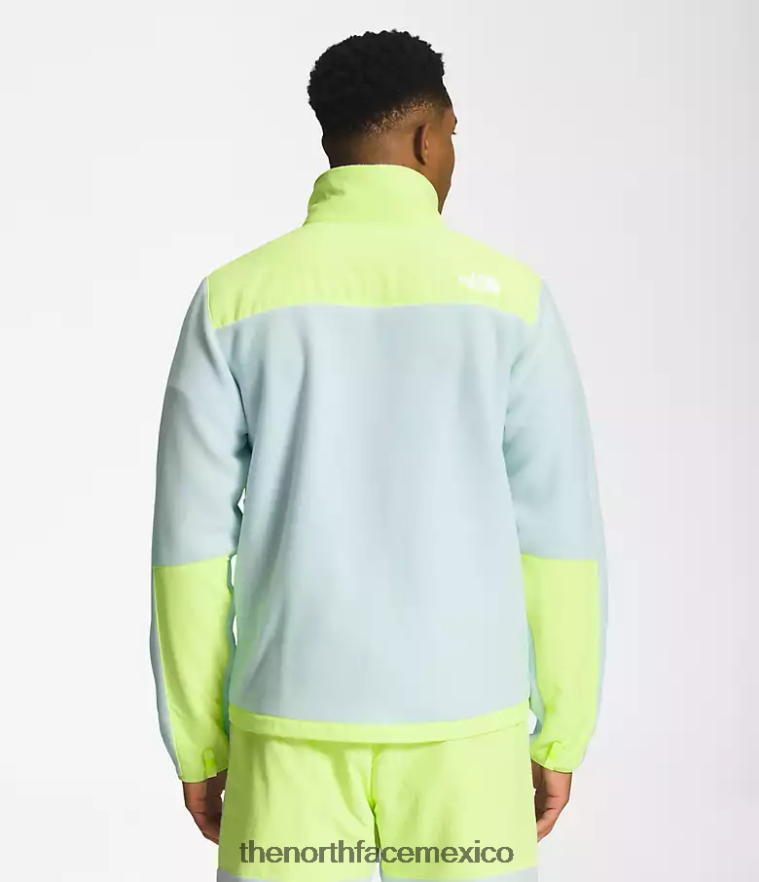 The North Face ropa NFHLJL196 claraboya azul/led amarillo hombres chaqueta denali