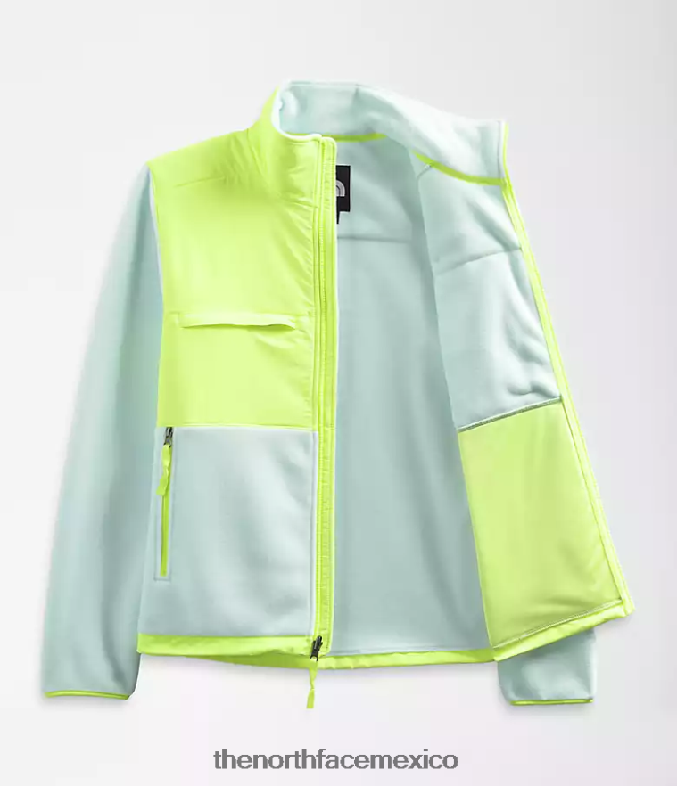 The North Face ropa NFHLJL196 claraboya azul/led amarillo hombres chaqueta denali