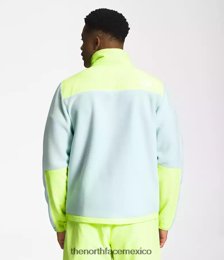 The North Face ropa NFHLJL196 claraboya azul/led amarillo hombres chaqueta denali