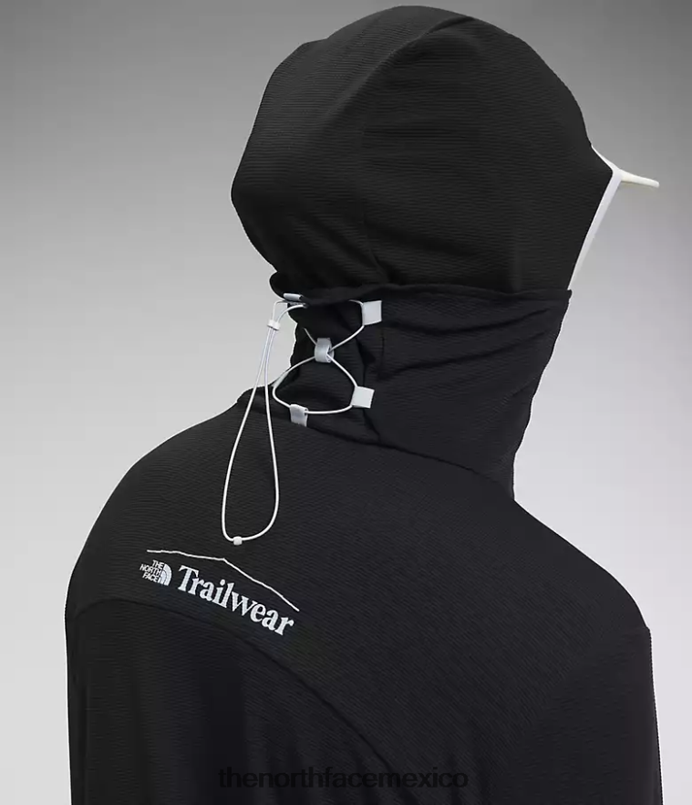 The North Face ropa NFHLJL549 negro hombres sudadera con capucha cerro alto