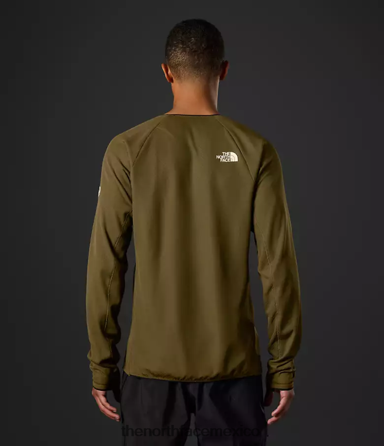 The North Face ropa NFHLJL123 oliva militar hombres equipo de lana futura de la serie cumbre