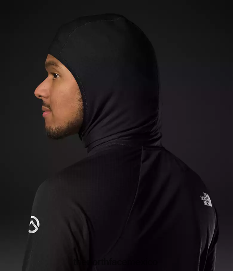 The North Face ropa NFHLJL349 negro hombres sudadera con capucha de la serie summit Futurefleece lt
