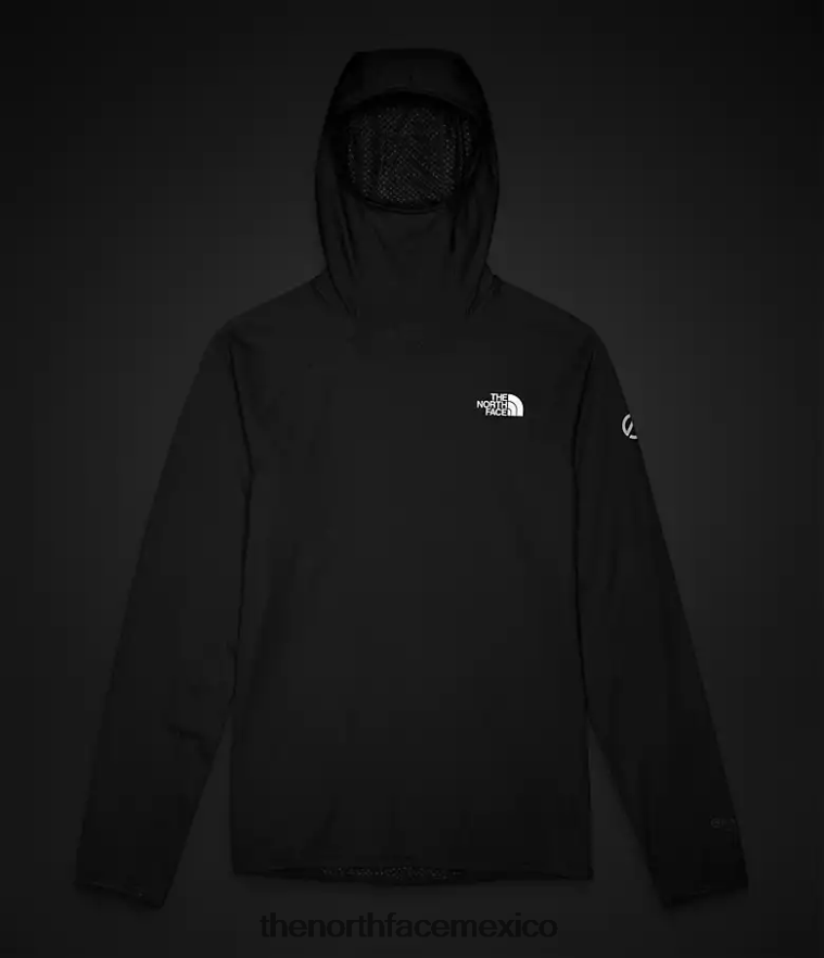 The North Face ropa NFHLJL349 negro hombres sudadera con capucha de la serie summit Futurefleece lt