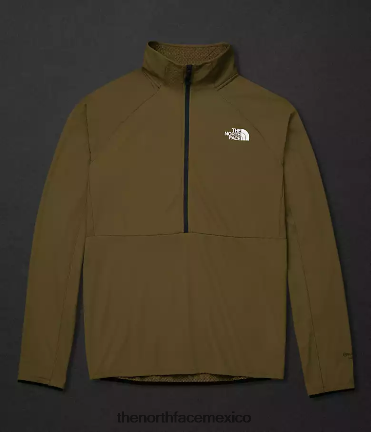 The North Face ropa NFHLJL351 oliva militar hombres serie cumbre futurofleece lt -zip