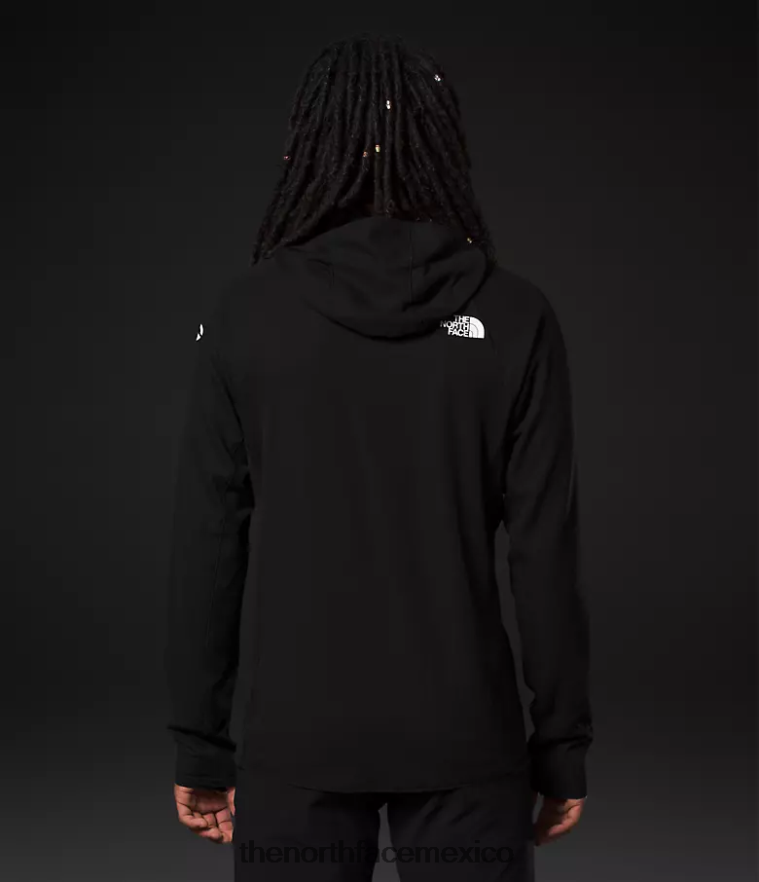 The North Face ropa NFHLJL403 negro hombres Summit Series Futurefleece sudadera con capucha y cremallera completa