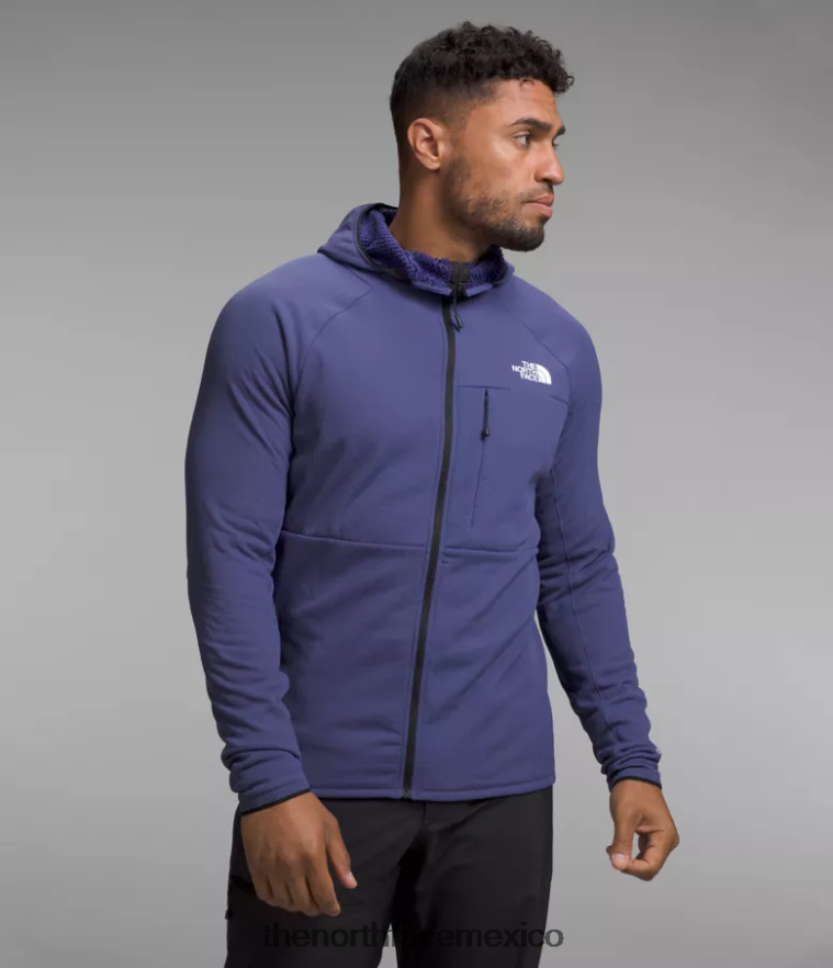 The North Face ropa NFHLJL405 cueva azul hombres Summit Series Futurefleece sudadera con capucha y cremallera completa