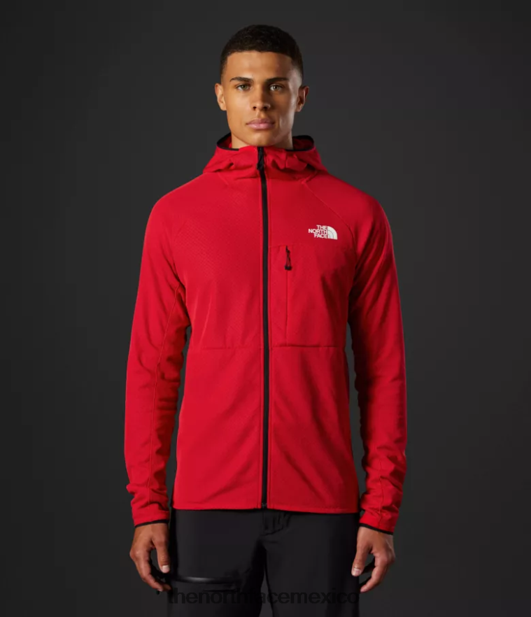 The North Face ropa NFHLJL406 tnf rojo hombres Summit Series Futurefleece sudadera con capucha y cremallera completa