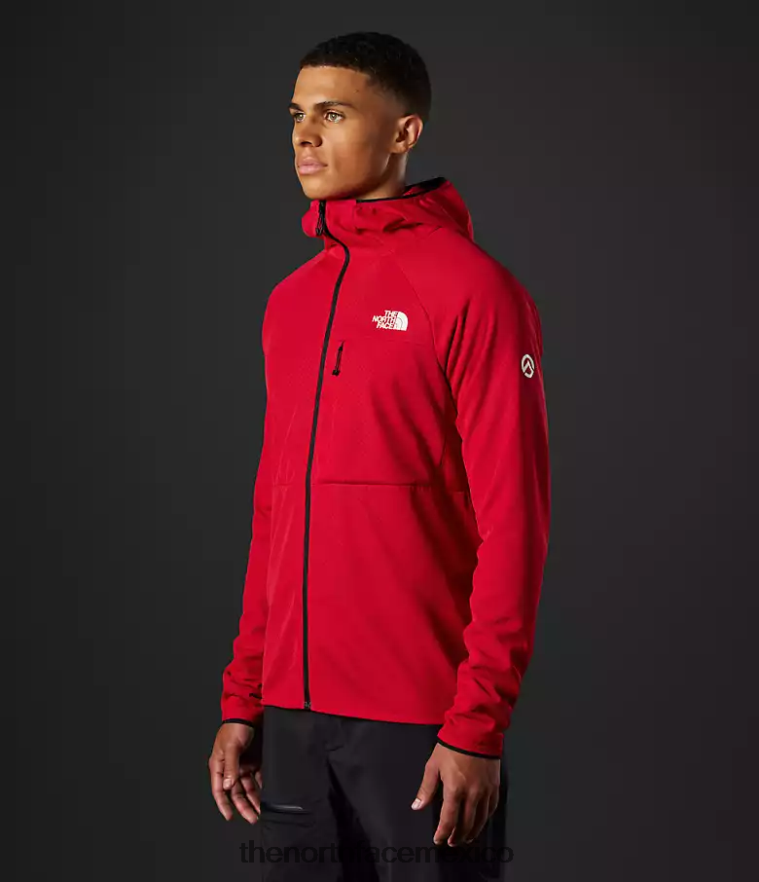 The North Face ropa NFHLJL406 tnf rojo hombres Summit Series Futurefleece sudadera con capucha y cremallera completa