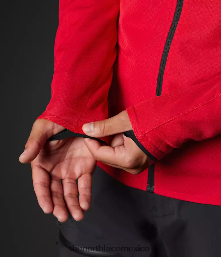 The North Face ropa NFHLJL406 tnf rojo hombres Summit Series Futurefleece sudadera con capucha y cremallera completa
