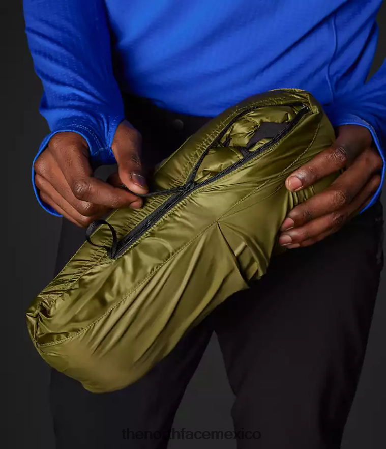 The North Face ropa NFHLJL917 oliva militar hombres sudadera con capucha breithorn serie cumbre