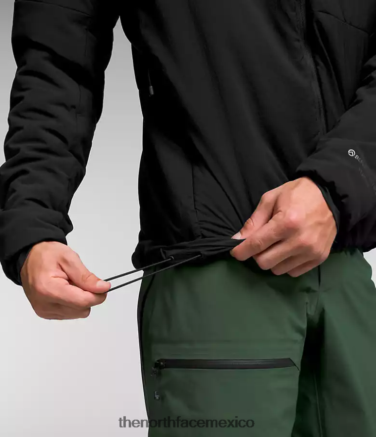 The North Face ropa NFHLJL949 negro hombres sudadera con capucha summit series casaval