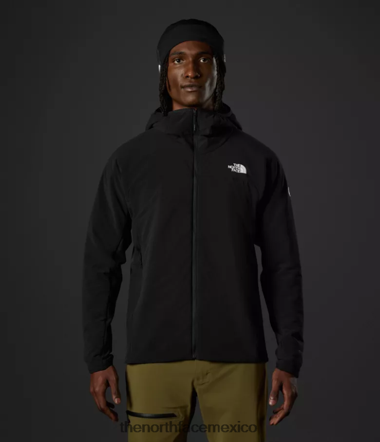 The North Face ropa NFHLJL950 negro hombres sudadera con capucha híbrida casaval de la serie summit