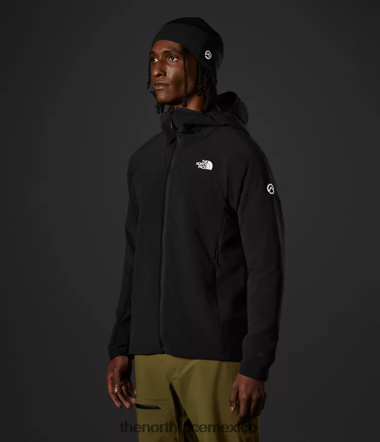 The North Face ropa NFHLJL950 negro hombres sudadera con capucha híbrida casaval de la serie summit