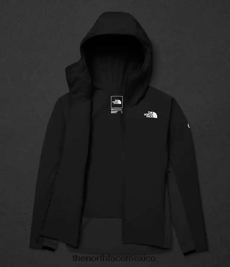 The North Face ropa NFHLJL950 negro hombres sudadera con capucha híbrida casaval de la serie summit