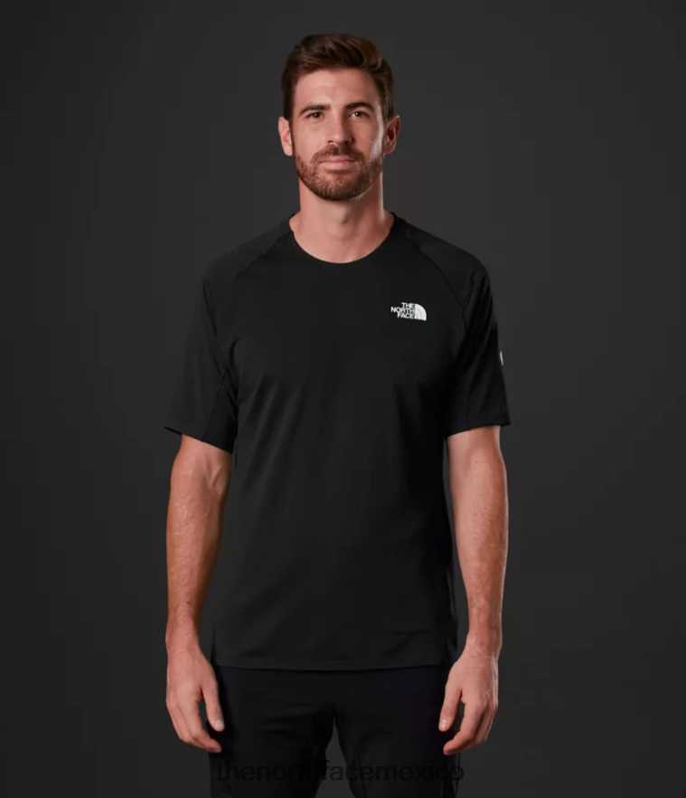 The North Face ropa NFHLJL957 negro hombres camiseta de manga corta Summit Series Crevasse