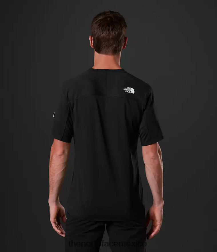 The North Face ropa NFHLJL957 negro hombres camiseta de manga corta Summit Series Crevasse