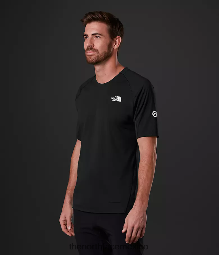 The North Face ropa NFHLJL957 negro hombres camiseta de manga corta Summit Series Crevasse