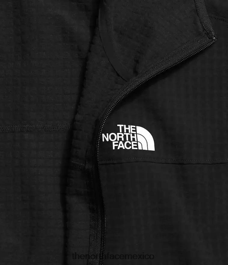 The North Face ropa NFHLJL833 negro hombres sudadera con capucha tekware grid