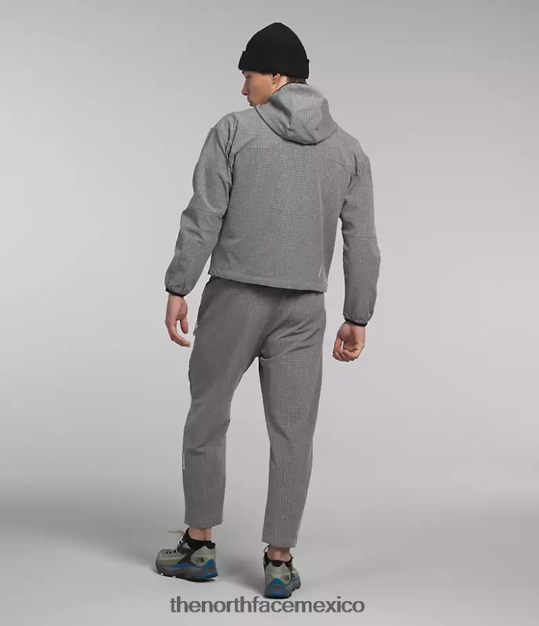 The North Face ropa NFHLJL834 tnf gris medio jaspeado hombres sudadera con capucha tekware grid