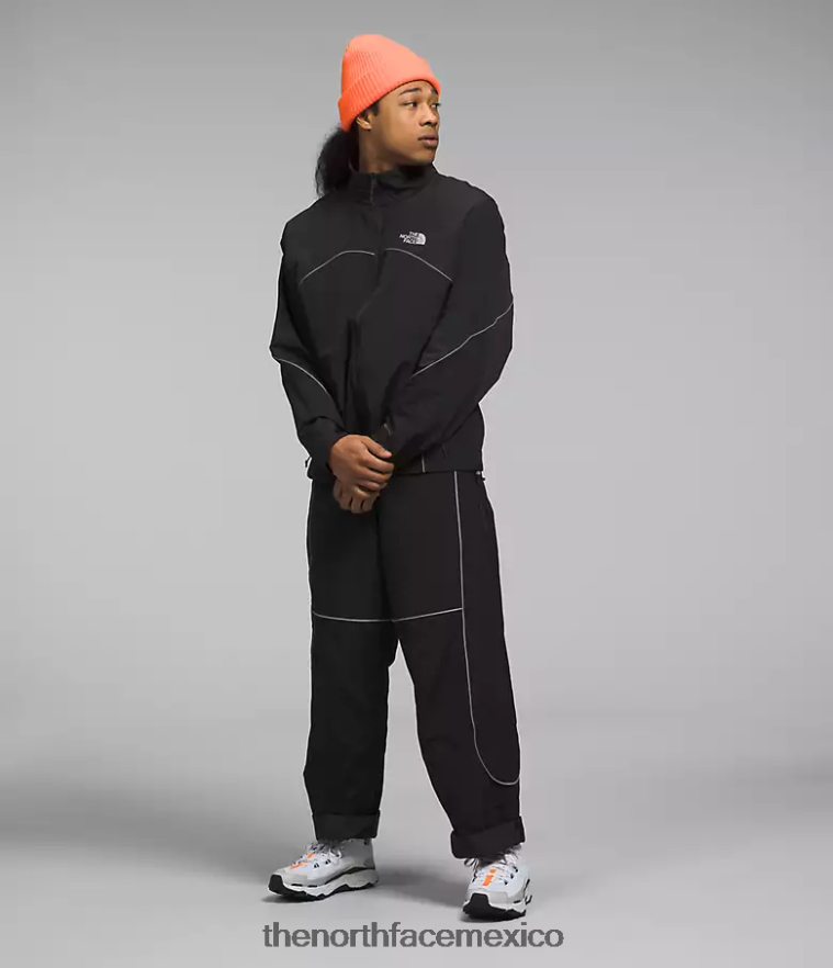 The North Face ropa NFHLJL1307 negro hombres pantalones cortavientos con ribetes tek