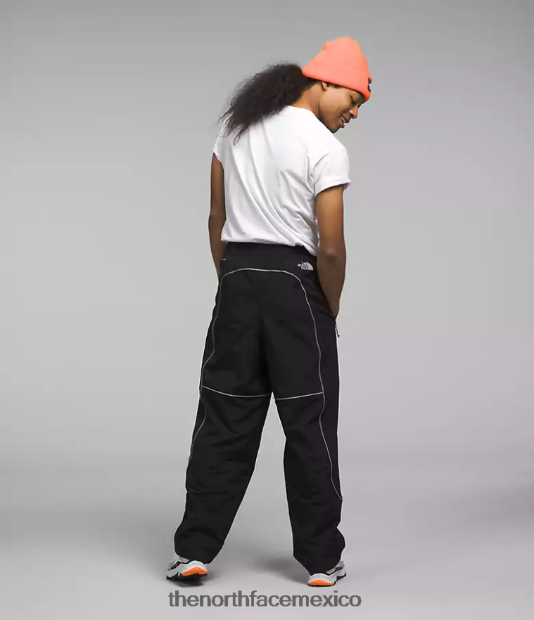 The North Face ropa NFHLJL1307 negro hombres pantalones cortavientos con ribetes tek