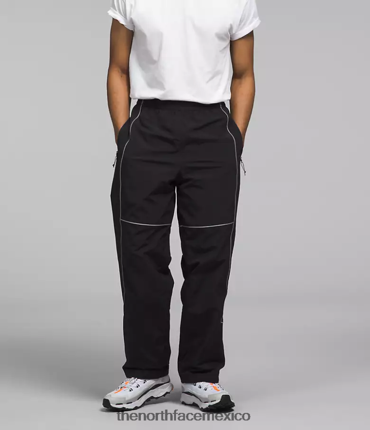 The North Face ropa NFHLJL1307 negro hombres pantalones cortavientos con ribetes tek