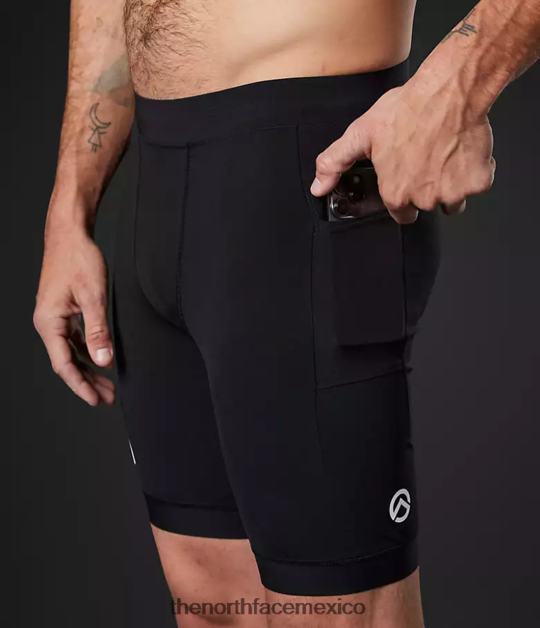 The North Face ropa NFHLJL1008 negro hombres medias mallas summit series ripido run