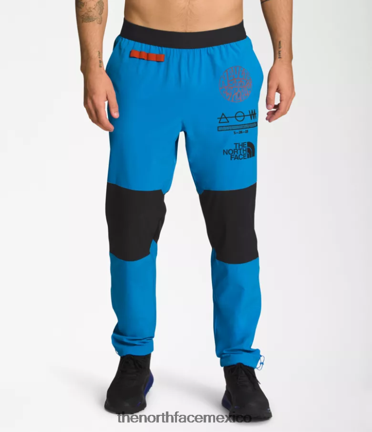 The North Face ropa NFHLJL217 azul supersónico/negro tnf hombres joggers trailwear okt