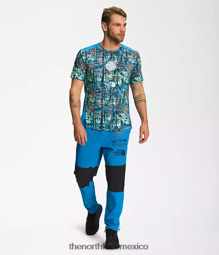 The North Face ropa NFHLJL217 azul supersónico/negro tnf hombres joggers trailwear okt