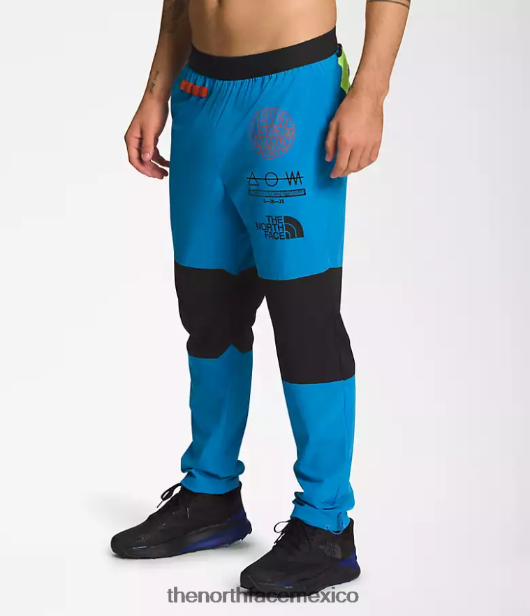 The North Face ropa NFHLJL217 azul supersónico/negro tnf hombres joggers trailwear okt