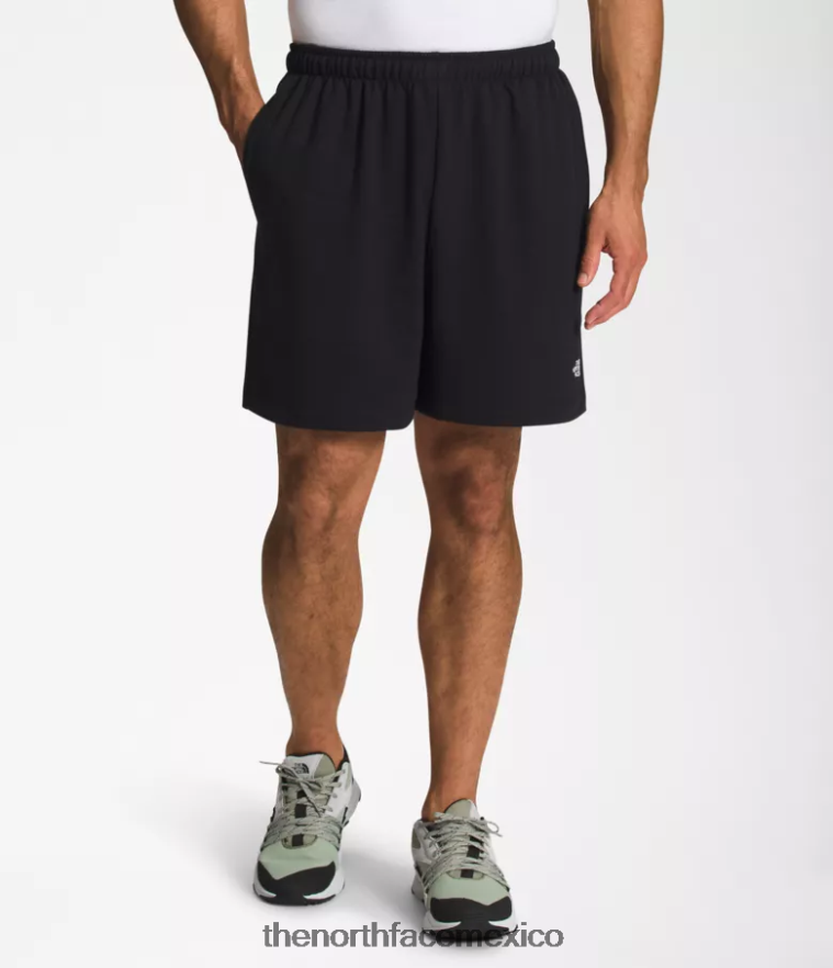 The North Face ropa NFHLJL361 negro hombres shorts de lana con logo sencillo