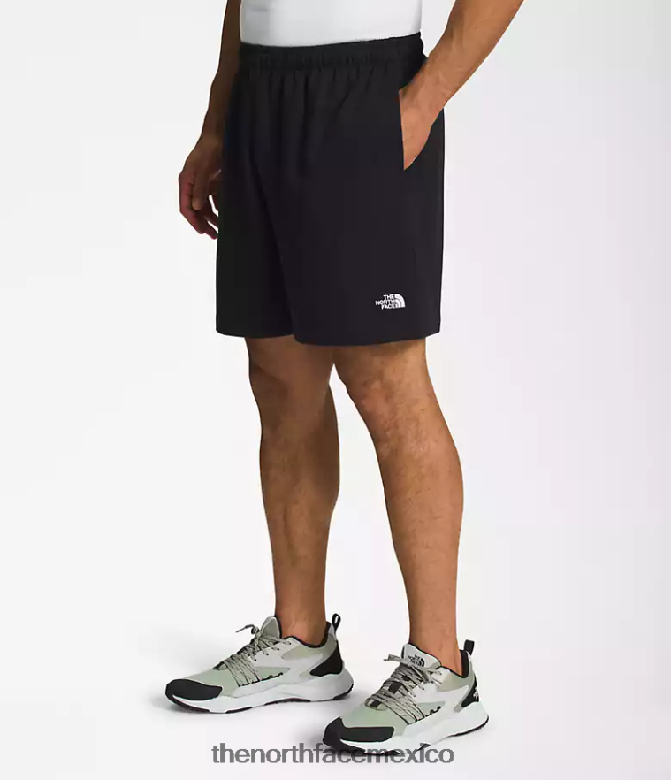 The North Face ropa NFHLJL361 negro hombres shorts de lana con logo sencillo