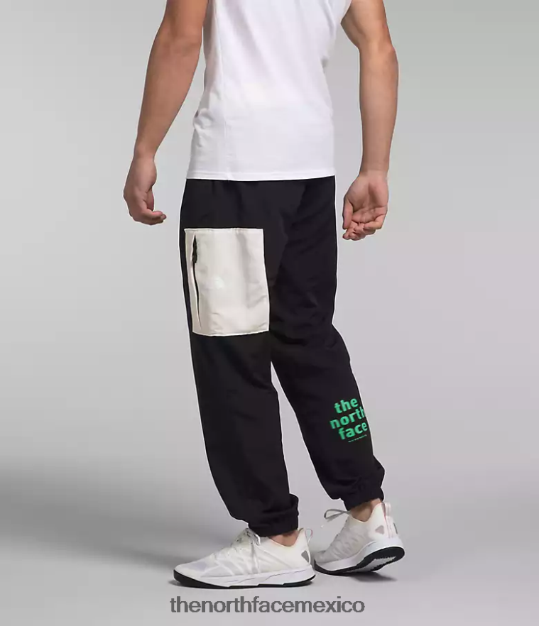 The North Face ropa NFHLJL489 tnf negro/blanco gardenia hombres pantalones fáciles de nailon tnf