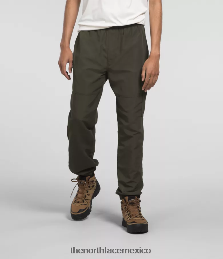The North Face ropa NFHLJL490 nuevo verde topo hombres pantalones fáciles de nailon tnf
