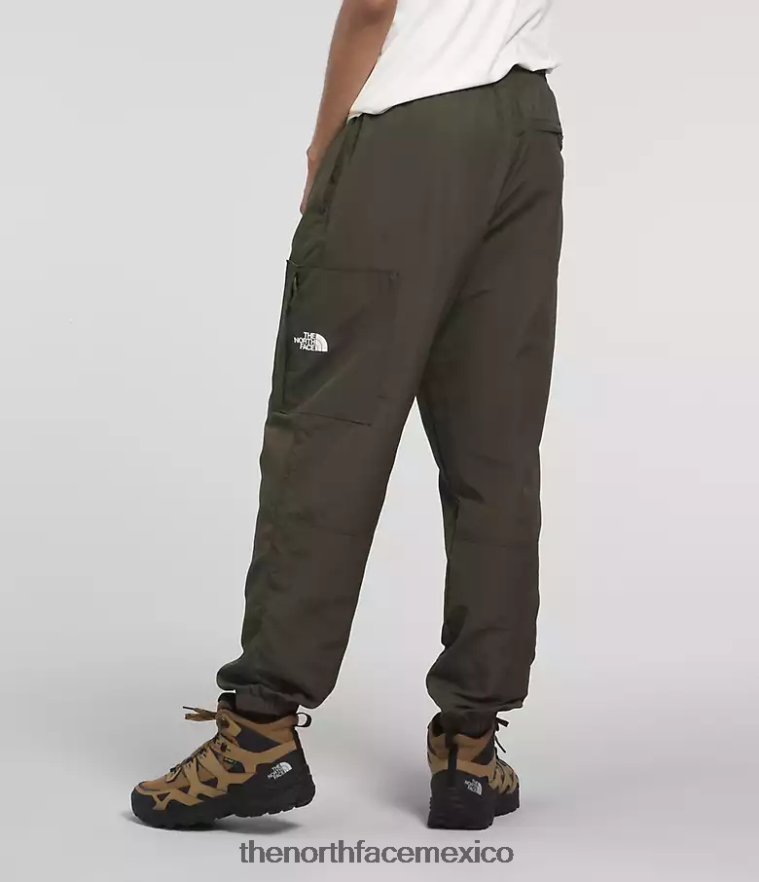 The North Face ropa NFHLJL490 nuevo verde topo hombres pantalones fáciles de nailon tnf
