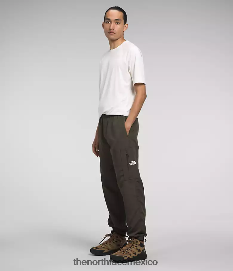 The North Face ropa NFHLJL490 nuevo verde topo hombres pantalones fáciles de nailon tnf