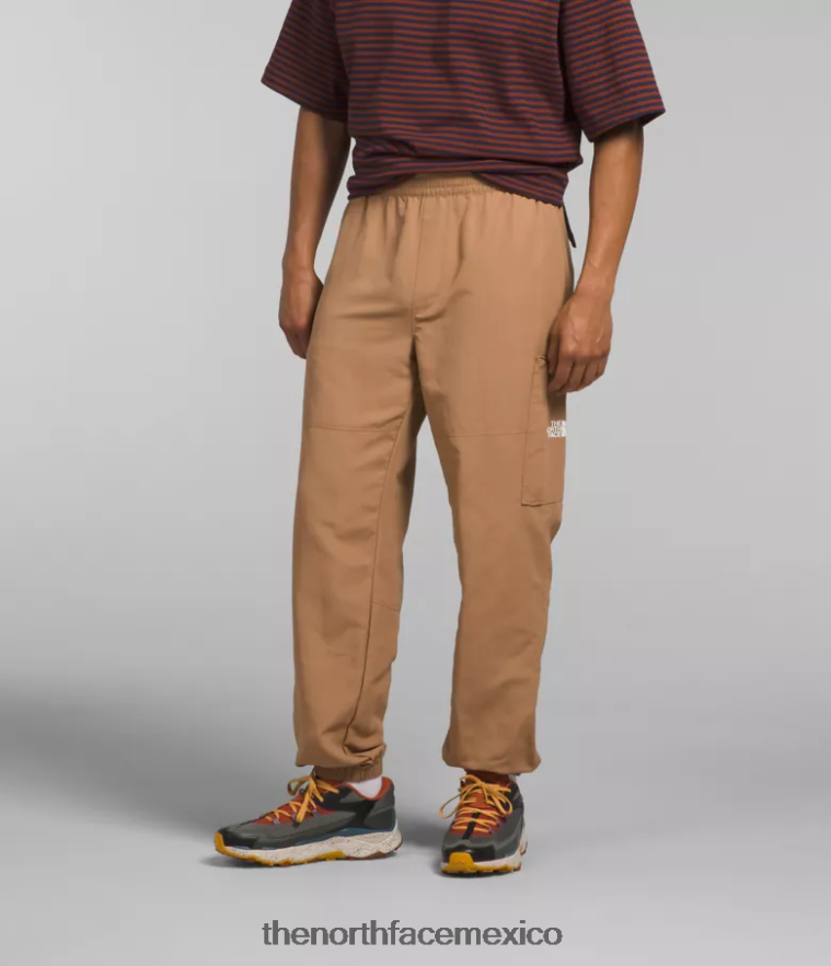 The North Face ropa NFHLJL491 mantequilla de almendras hombres pantalones fáciles de nailon tnf