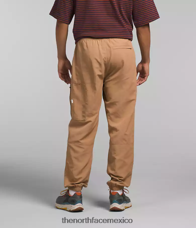 The North Face ropa NFHLJL491 mantequilla de almendras hombres pantalones fáciles de nailon tnf