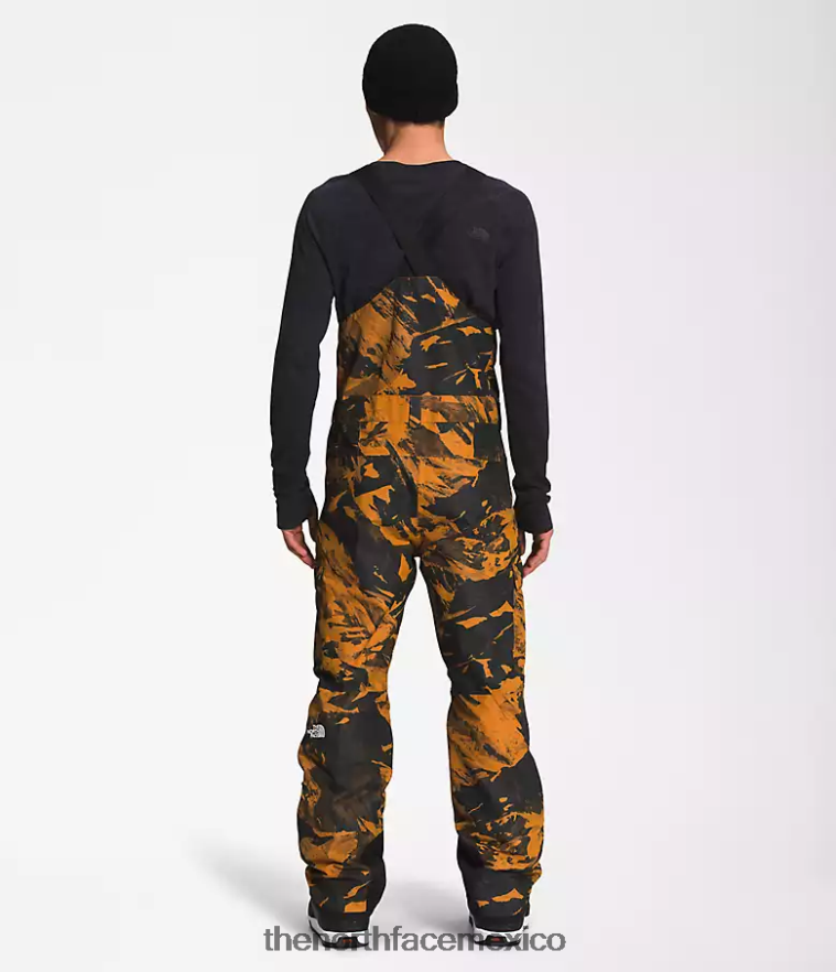 The North Face ropa NFHLJL656 estampado de paisaje montañoso en tono marrón cuero hombres baberos libertad