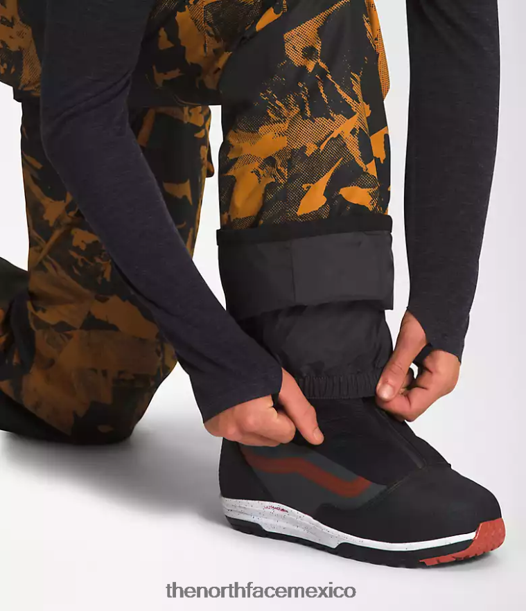 The North Face ropa NFHLJL656 estampado de paisaje montañoso en tono marrón cuero hombres baberos libertad