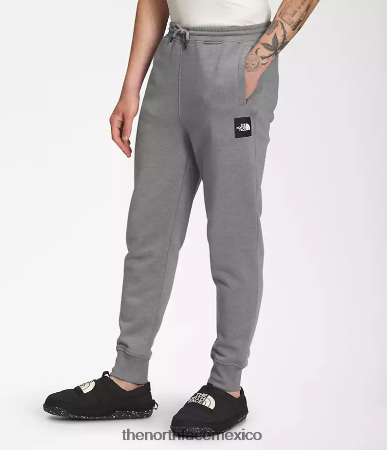 The North Face ropa NFHLJL1038 tnf gris medio jaspeado/tnf negro hombres joggers box nse