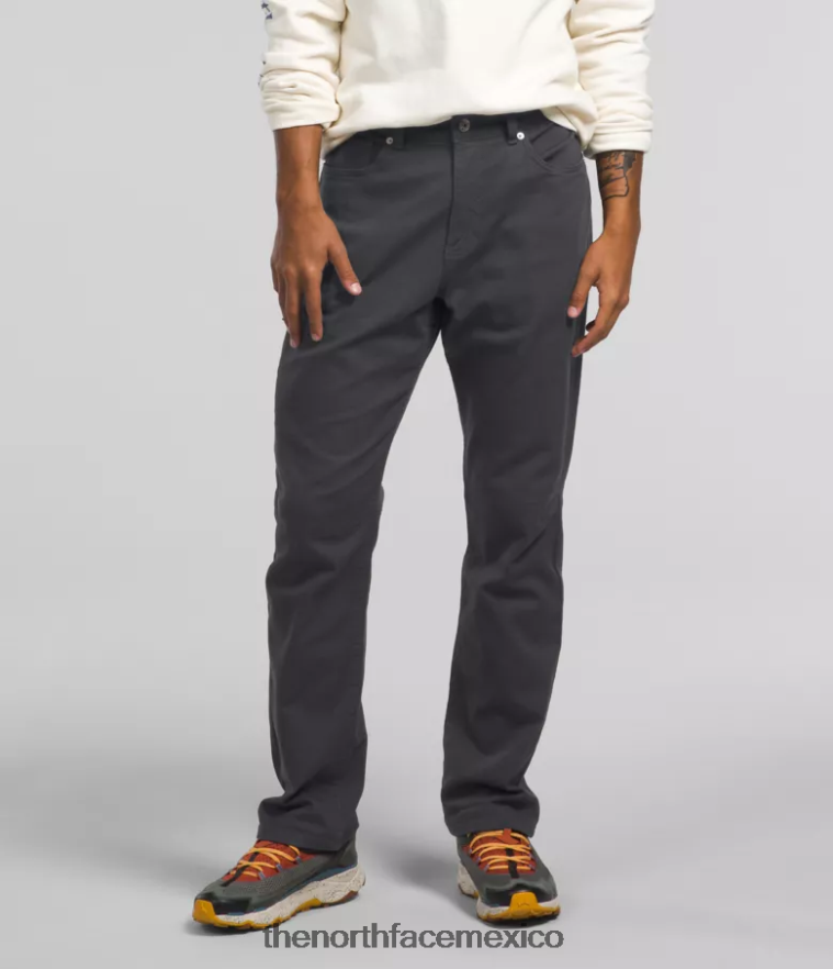 The North Face ropa NFHLJL128 gris asfalto hombres pantalones de campo con 5 bolsillos