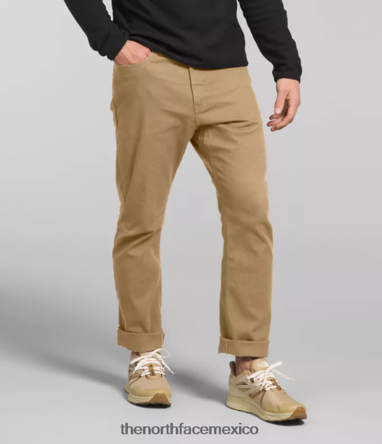 The North Face ropa NFHLJL129 piedra caqui hombres pantalones de campo con 5 bolsillos