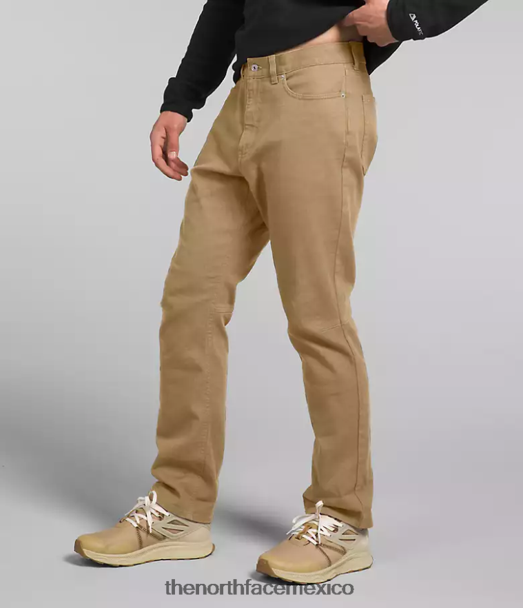 The North Face ropa NFHLJL129 piedra caqui hombres pantalones de campo con 5 bolsillos